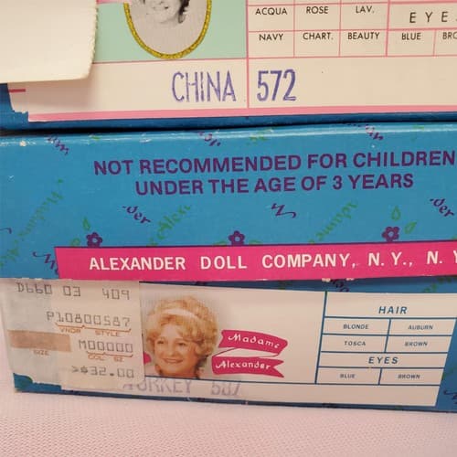 Set Of 4 Vintage Madame Alexander Miniature Showcase Series Dolls - Thumbnail 3