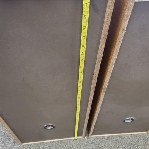 Pair Of Pioneer Colored Vinyl Laminated Wood Floor Speakers - Thumbnail 4