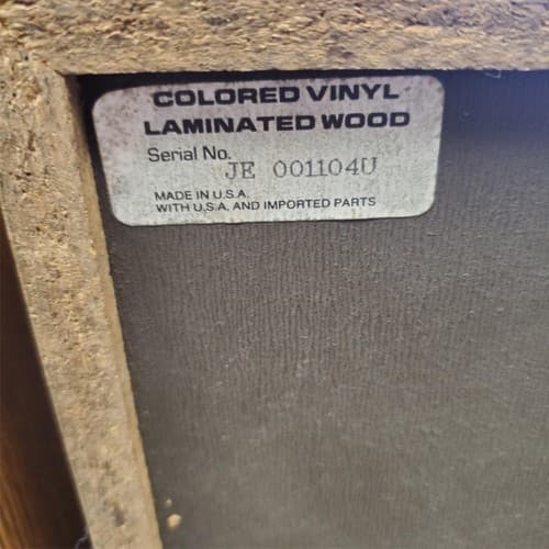 Pair Of Pioneer Colored Vinyl Laminated Wood Floor Speakers - Thumbnail 9