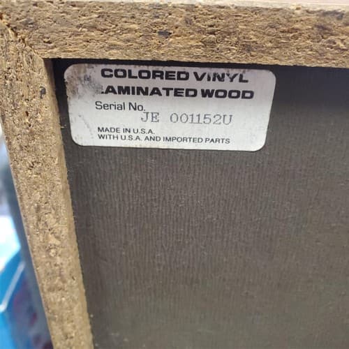 Pair Of Pioneer Colored Vinyl Laminated Wood Floor Speakers - Thumbnail 8