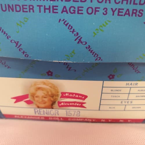 Madame Alexander #1578 Renoir Doll Set with Box & Stand - Thumbnail 3