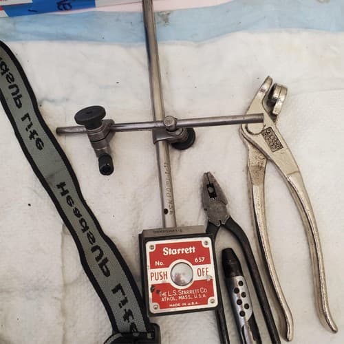 Lot of 9 Aircraft Tools Headlamps Pliers Wire Twister Collar Tool LOT-995 - Thumbnail 13