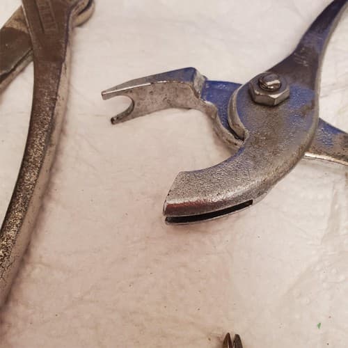 Lot of 4 Assorted Tinner Snips Scissors & Pliers LOT-315 - Thumbnail 7