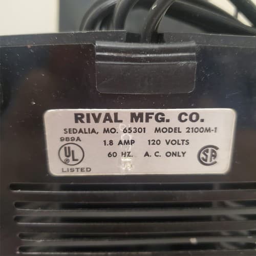 Rival Grind-O-Matic 2100M-1 Electric Meat Grinder - Thumbnail 8