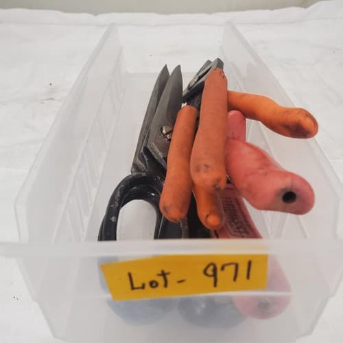 Assorted Sewing Scissors Aviation Snips with Adjustable Pliers LOT-971 - Thumbnail 3