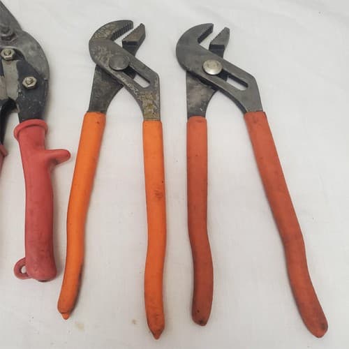 Assorted Sewing Scissors Aviation Snips with Adjustable Pliers LOT-971 - Thumbnail 5