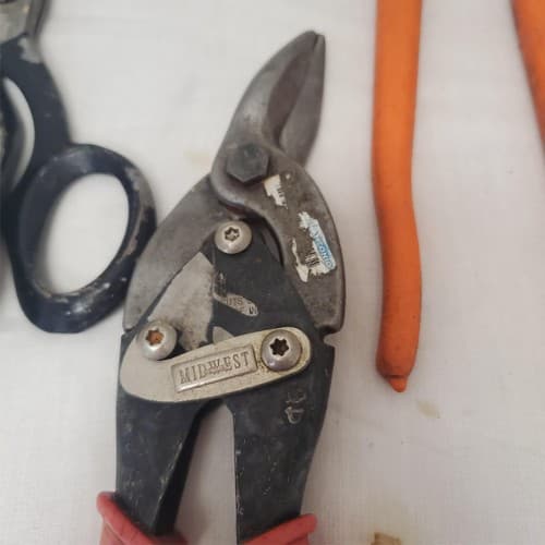 Assorted Sewing Scissors Aviation Snips with Adjustable Pliers LOT-971 - Thumbnail 7