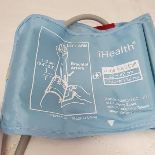 IHealth Track Smart BP Monitor KN-550BT Upper Arm Cuff Bluetooth FDA Device - Thumbnail 2