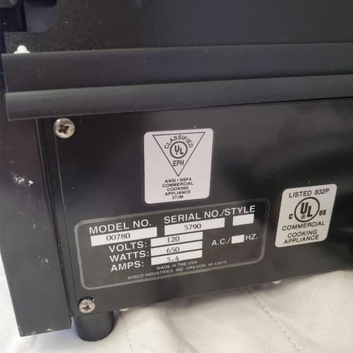 Wisco 00780 120v Food Merchandising & Warmer Cabinet - Thumbnail 8