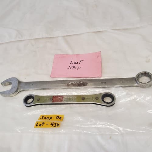 Lot of 2 Snap On Assorted Box Wrench & Combination Wrench LOT 436 - Thumbnail 9