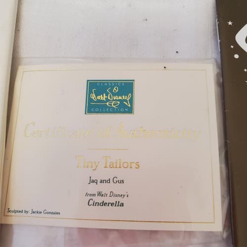 Large Lot of Walt Disney Collection Certificate of Authenticity COA Paperwork - Thumbnail 16
