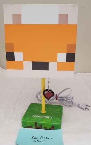 Minecraft Icon Light by Paladone 3D Night Lamp AC 120V 60HZ, Max 40 Watt - Image 1