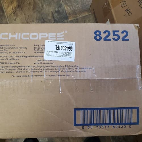 Chix 8252 Cotton Food Service Towels - WHT/RD (150/CT) New - Thumbnail 3