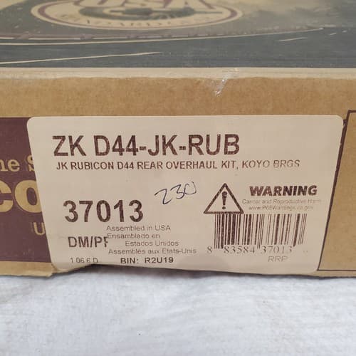 USA Standard Gear ZK D44-JK-RUB Master Overhaul Kit Fits 07-17 Wrangler (JK) - Thumbnail 2