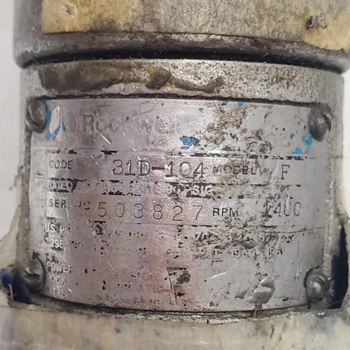 Rockwell 31D-104 Pistol Grip Pneumatic Heavy Duty Air Drill Air Tool AAA24 - Thumbnail 5