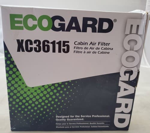 Ecogard XC36115 Premium Cabin Air Filter Front Quality Guaranteed - Image 1