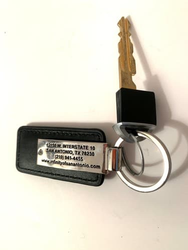 Infiniti Q series 2018 Smart Keyless Entry Remote Fob with Leather Key Chain NEW - Thumbnail 5