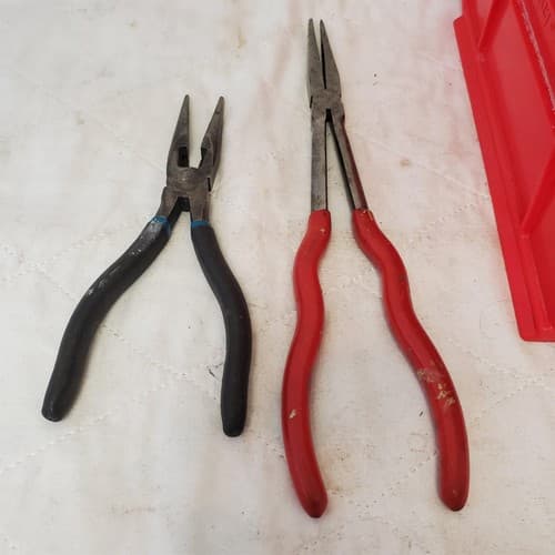 Lot of 2 Assorted Safety Wire Pliers Hand Tools LOT-546 - Thumbnail 3