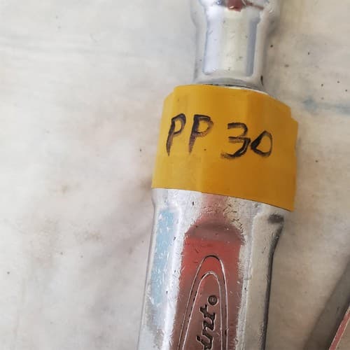 Blue Point AT200D 1/4" Heavy Duty Pneumatic Air Ratchet Wrench Air Tool PP30 - Thumbnail 2