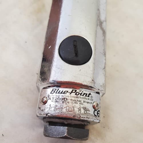 Blue Point AT200D 1/4" Heavy Duty Pneumatic Air Ratchet Wrench Air Tool PP30 - Thumbnail 3