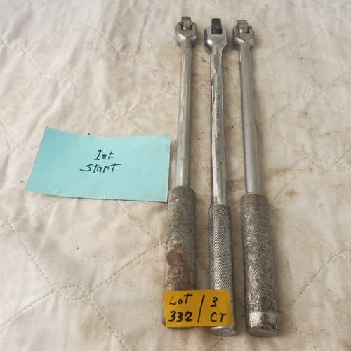Lot of 3 PROTO & Other Drive Flex Head Breaker Bar Extension LOT 332 - Image 1
