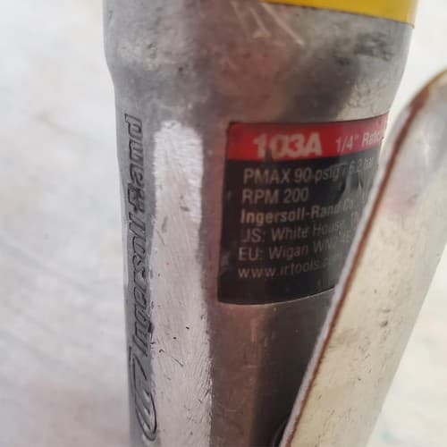 Ingersoll-Rand 103A Heavy Duty Pneumatic Air Ratchet Wrench Air Tool PP26 - Thumbnail 4