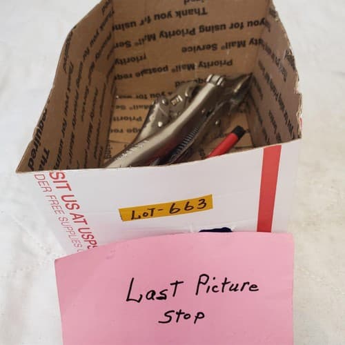 Lot of 3 Blue Point Red & Vise Grip Adjustable Locking Grip Pliers LOT-663 - Thumbnail 8