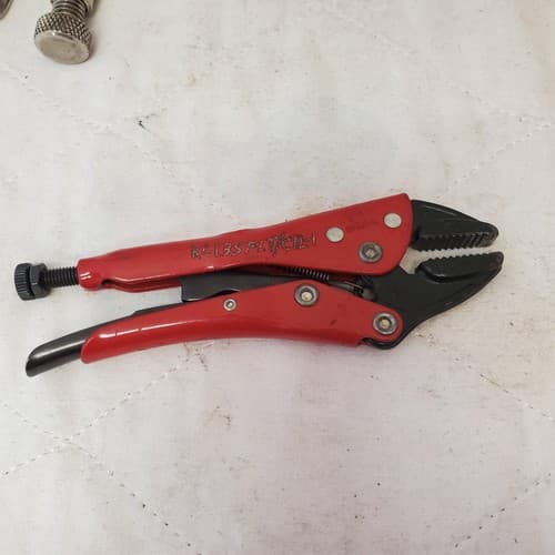 Lot of 3 Blue Point Red & Vise Grip Adjustable Locking Grip Pliers LOT-663 - Thumbnail 5