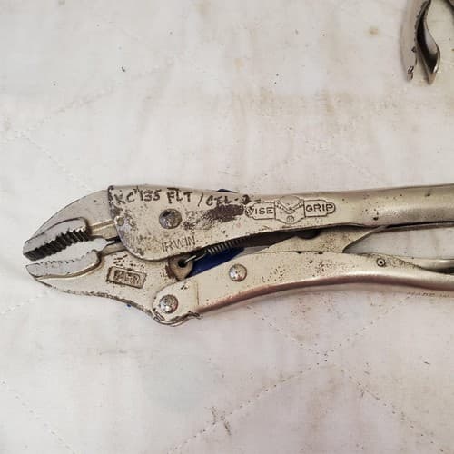 Lot of 3 Blue Point Red & Vise Grip Adjustable Locking Grip Pliers LOT-663 - Thumbnail 6