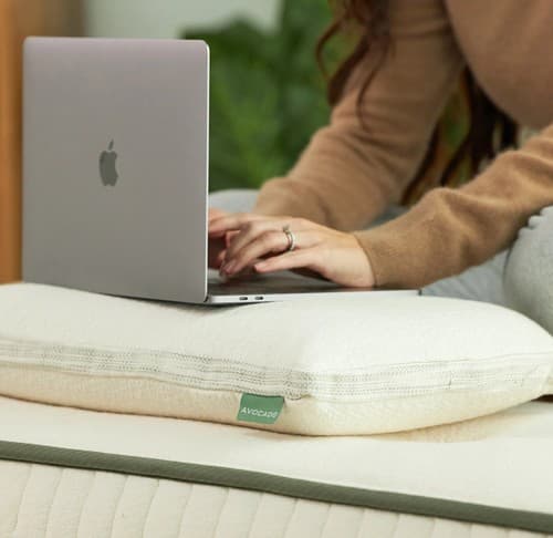 Avocado Organic Mini Molded Latex Pillow $63 - Thumbnail 3