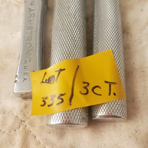 Lot of 3 PROTO/URREA/ARMSTRONG Drive Flex Head Breaker Bar Extension LOT 335 - Thumbnail 2
