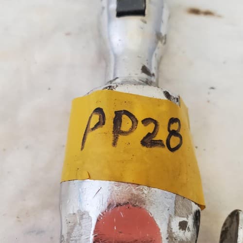 Blue Point AT200D 1/4" Heavy Duty Pneumatic Air Ratchet Wrench Air Tool PP28 - Thumbnail 2