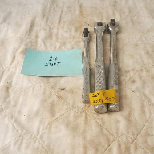 Lot of 3 PROTO/URREA/ARMSTRONG Drive Flex Head Breaker Bar Extension LOT 335 - Image 1