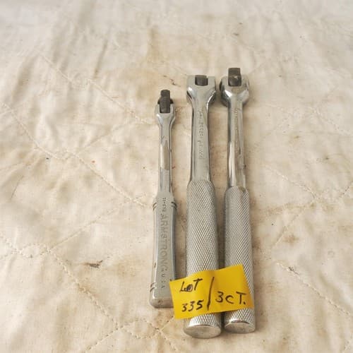 Lot of 3 PROTO/URREA/ARMSTRONG Drive Flex Head Breaker Bar Extension LOT 335 - Thumbnail 5