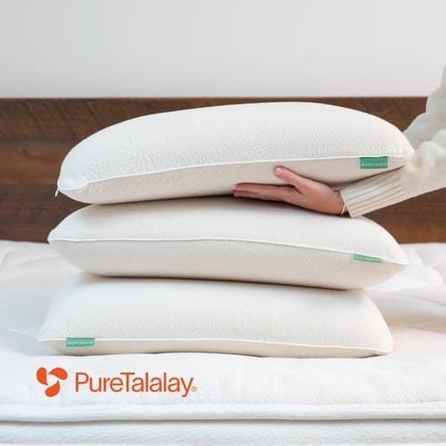 Avacodo Pair of Two Pure Talalay Luxury Pillows - Multiple Sizes & Softness - Image 1