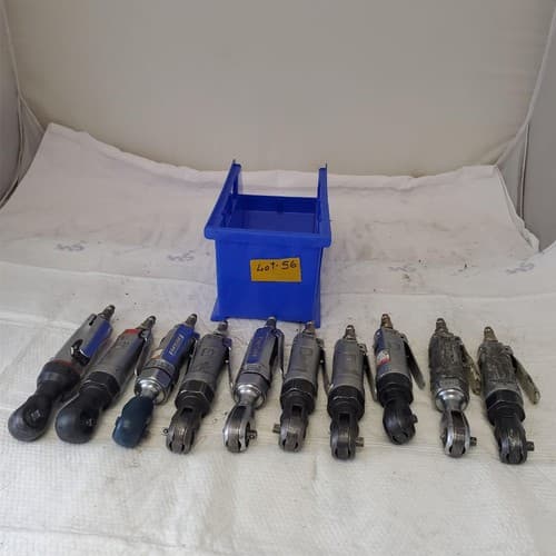 Lot of 10 Heavy Duty Air Pneumatic Ratchet Wrench Blue Point/Ingersoll Rand #56 - Thumbnail 4