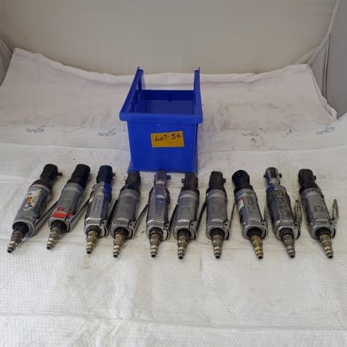 Lot of 10 Heavy Duty Air Pneumatic Ratchet Wrench Blue Point/Ingersoll Rand #56 - Thumbnail 3