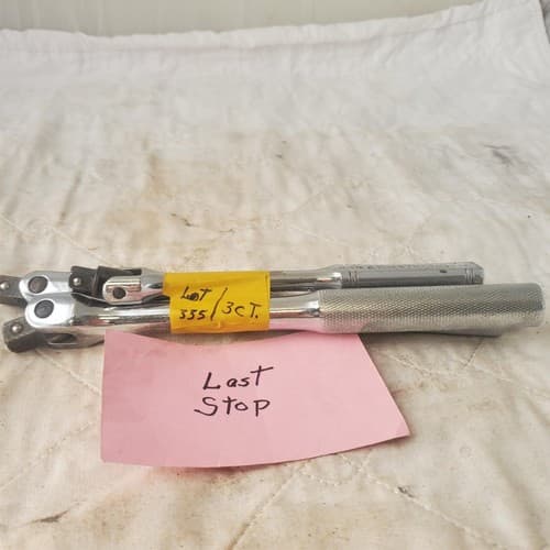 Lot of 3 PROTO/URREA/ARMSTRONG Drive Flex Head Breaker Bar Extension LOT 335 - Thumbnail 6