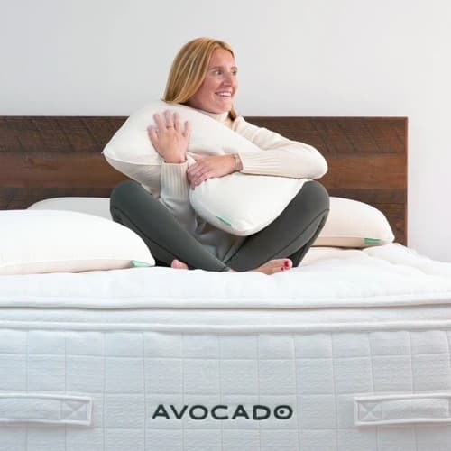 Avacodo Pair of Two Pure Talalay Luxury Pillows - Multiple Sizes & Softness - Thumbnail 2