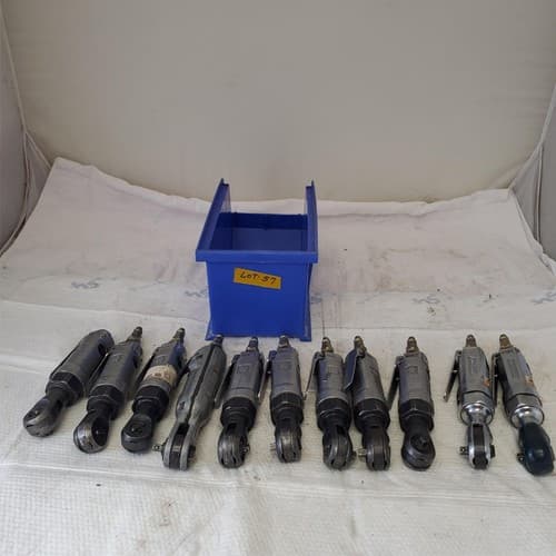 Lot ot 11 Heavy Duty Air Pneumatic Ratchet Wrench Blue Point/Ingersoll Rand #57 - Thumbnail 3