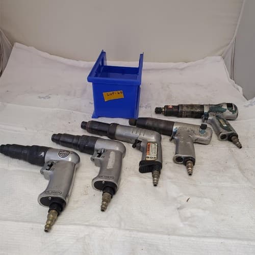 Lot of 5 Cleco / Ingersoll Rand / Taylor Heavy Duty Air Screwdriver-Hammer #65 - Thumbnail 5