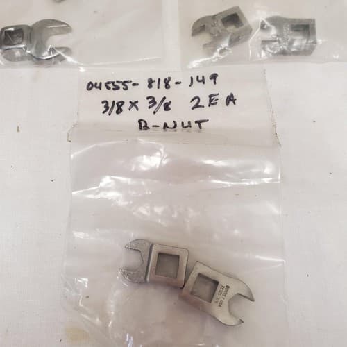 Lot of 10 Crowfoot Open End Wrenchs LOT-725 - Thumbnail 7