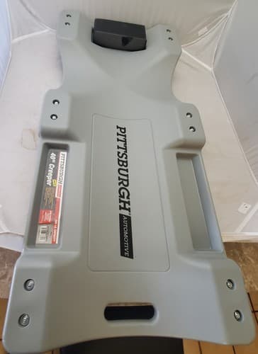 PITTSBURGH AUTOMOTIVE 40 In. 300 Lb. Capacity Low-Profile Creeper- Grey - Image 1