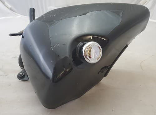 Vintage Black Gas Fuel Tank Petrol Reservoir Cell - Image 1