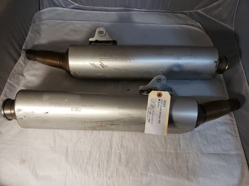 2007 Ducati Monster 695 Right & Left Side OEM Exhaust Pipe Muffler Silencer - Image 1