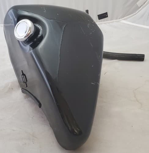 Vintage Black Gas Fuel Tank Petrol Reservoir Cell - Thumbnail 4