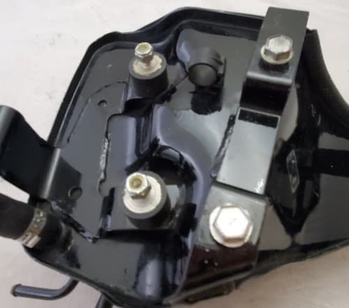 Vintage Black Gas Fuel Tank Petrol Reservoir Cell - Thumbnail 6