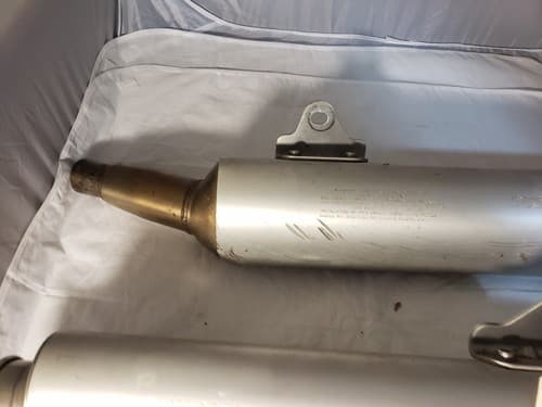 2007 Ducati Monster 695 Right & Left Side OEM Exhaust Pipe Muffler Silencer - Thumbnail 5