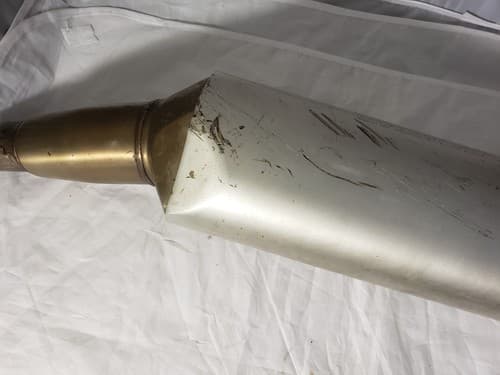 2007 Ducati Monster 695 Right & Left Side OEM Exhaust Pipe Muffler Silencer - Thumbnail 8