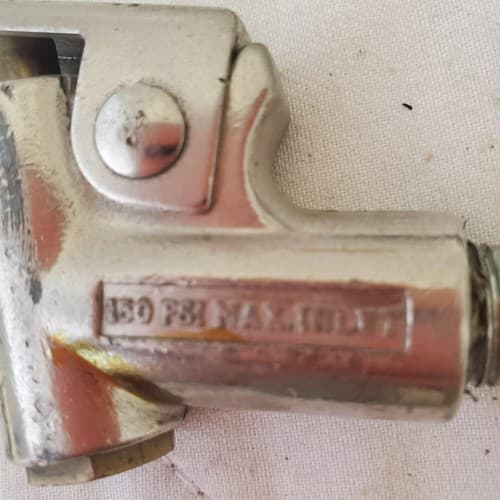 Lot of Pistol Grip Air Gun, Nylon Sealant Roller & Vintage Numbering Stamp - Thumbnail 10